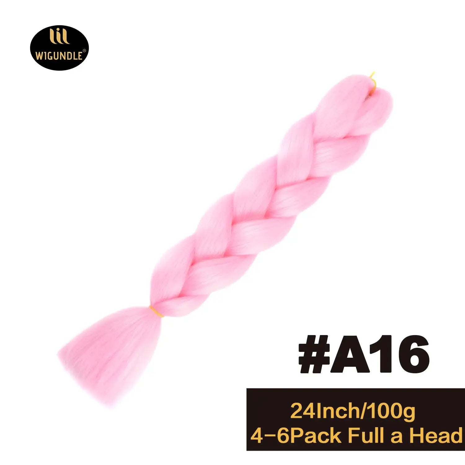 Jumbo pink braid extension, 24-inch kanekalon synthetic hair by Simples Market, Afro Ombre color.