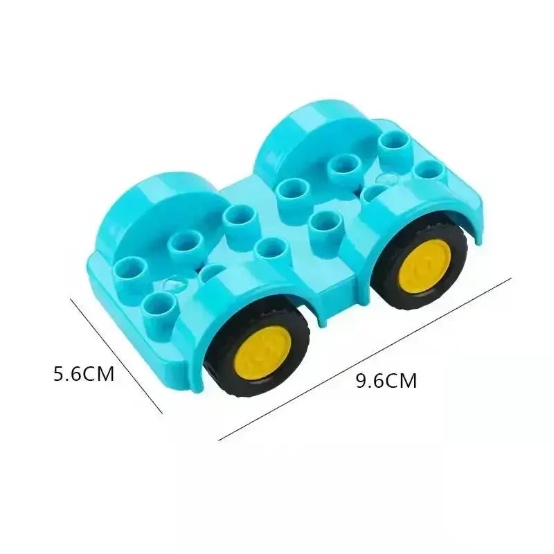 Big Building Blocks Accessories Compatible With Large Bricks Educational Toy Set For Kids Trucks Cars City Traffic