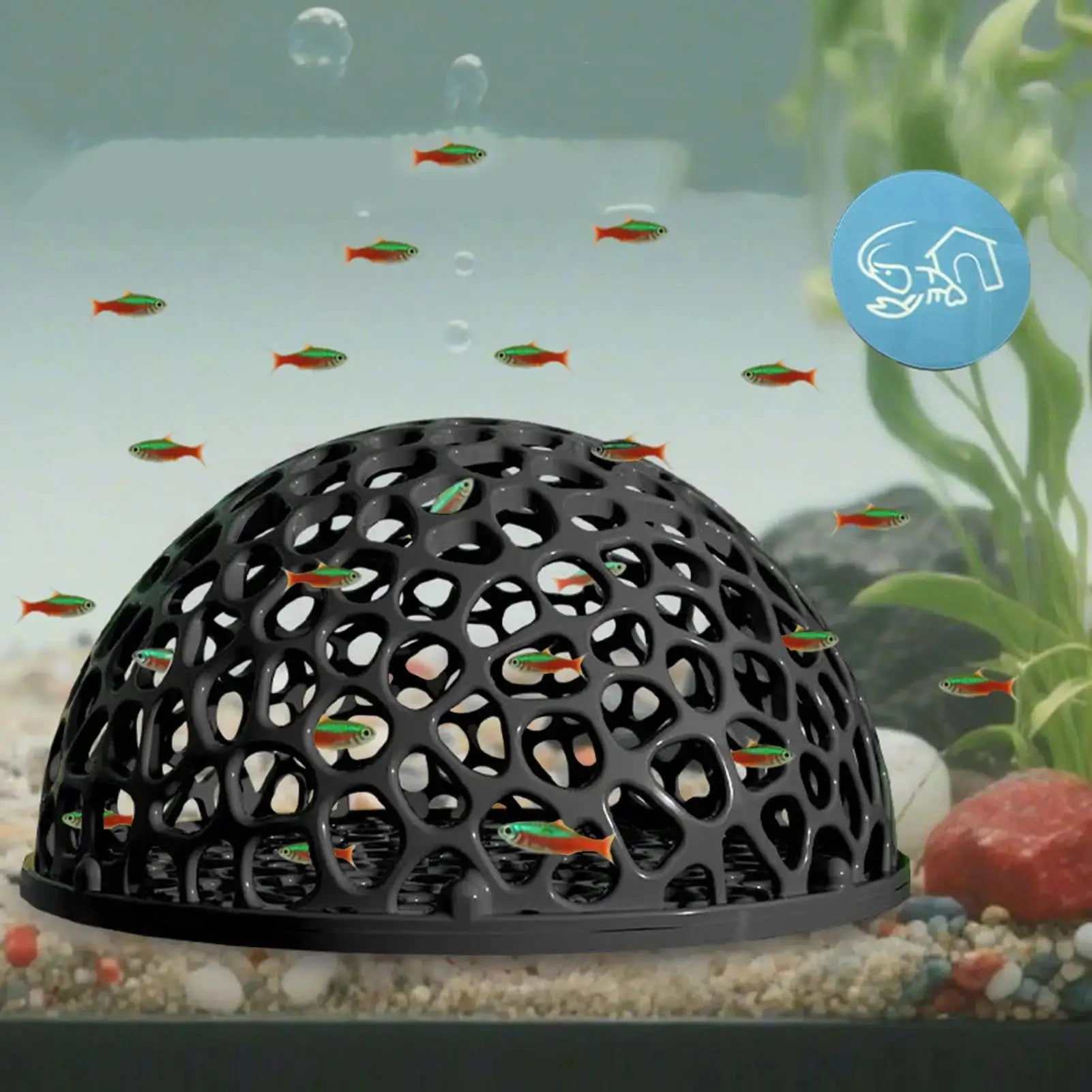 Shrimp Breeding Cave for Fish Tank and Shrimp Hiding Place Betta Habitat Aquarium Decoration
