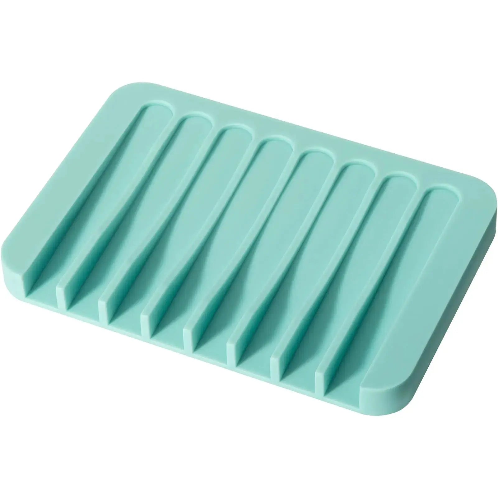SmartChoice Silicone Self Draining Soap Holder Non Slip Countertop For Kitchen And Bathroom