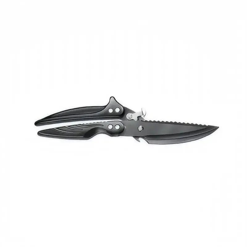 Brand Kitchen Scissors Black Titanium Stainless Steel Heavy Duty Bone Cutting Shears For Chicken Duck Goose