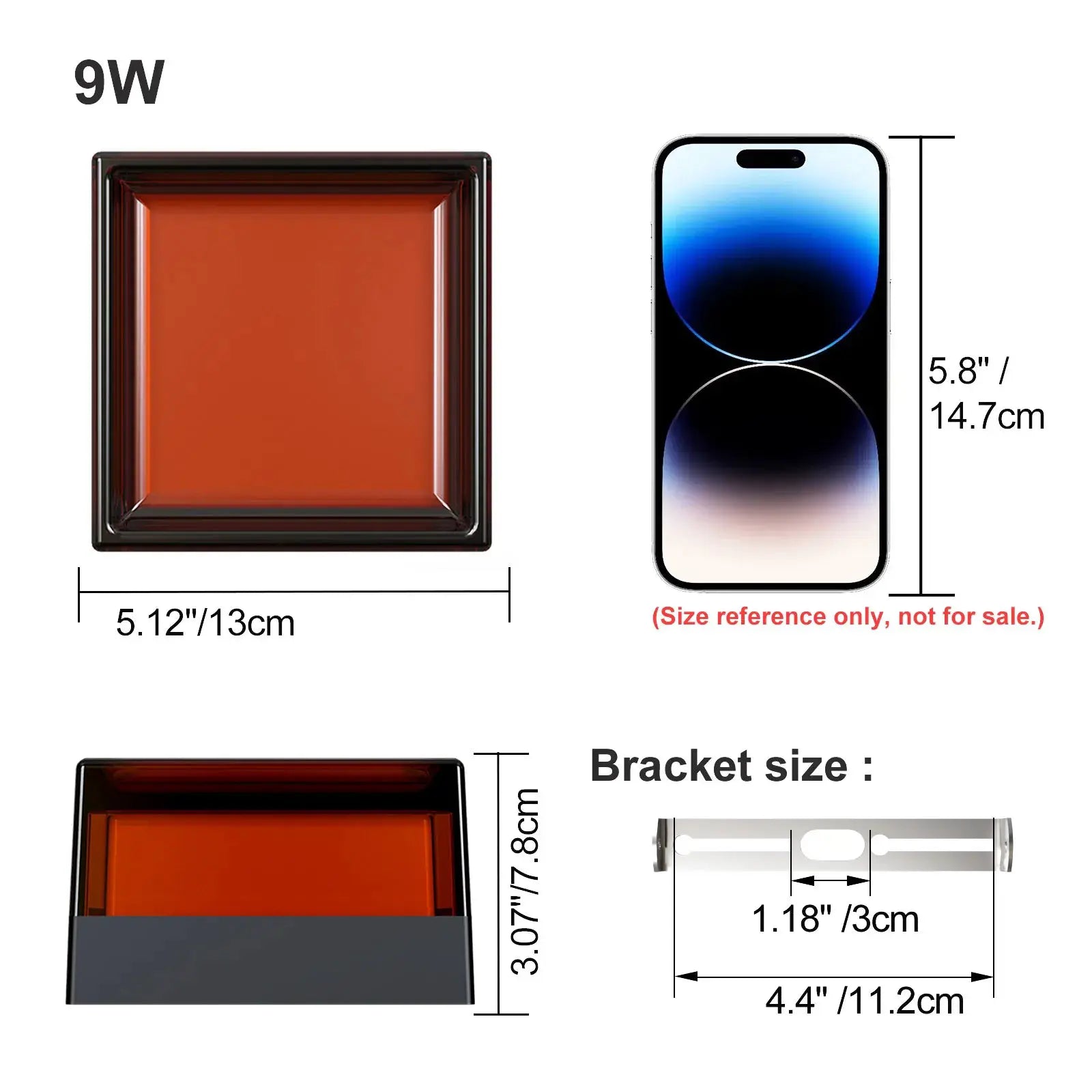 LVL Modern 9W LED wall lamp; smokey grey IP65 indoor/outdoor wall sconce