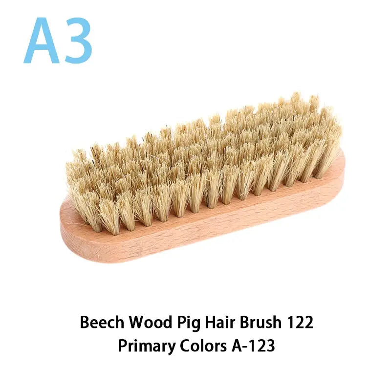 Jetting Horsehair Shoe Cleaning Brush With Wood Handle for Leather Shoes Polishing and Care