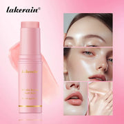 Lakerain Korean Pink Hydrating Stick Deep Hydration Balm For Wrinkle Smoothing Elasticity And Makeup Base