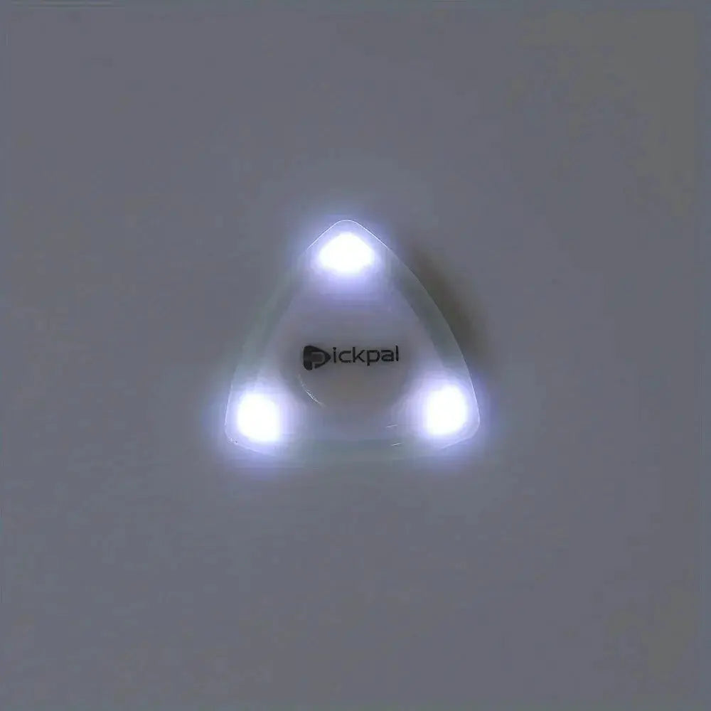 Miwayer LED Luminous Guitar Pick ABS Ergonomic Non Slip Three Color Lights White Green Purple For Electric Guitar