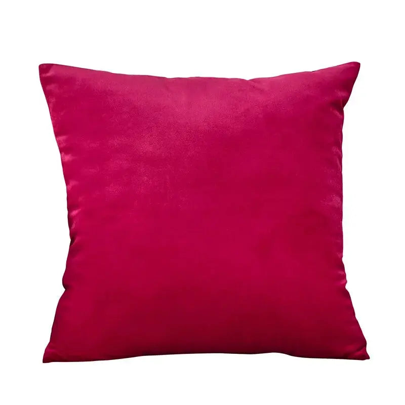 Velvet cushion cover 45x45 cm in pink, Simples Market, for living room sofa decor