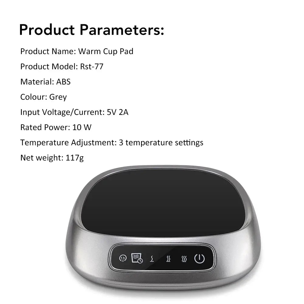USB Cup Warmer Smart Constant Temperature Mug Warmer Office Coffee Tea