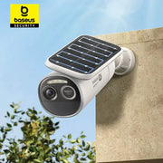 Baseus Security S2 outdoor solar camera, white body, wireless 4K surveillance