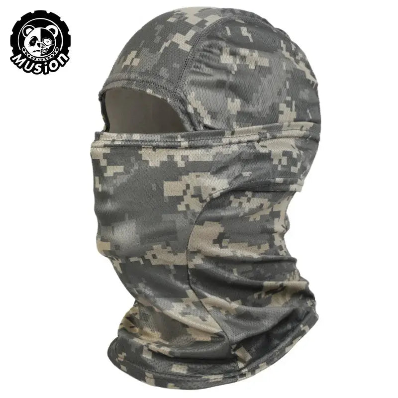 VeloGuard Motorcycle Balaclava Full Face Mask With Breathable Mesh For UV Sun Protection While Cycling