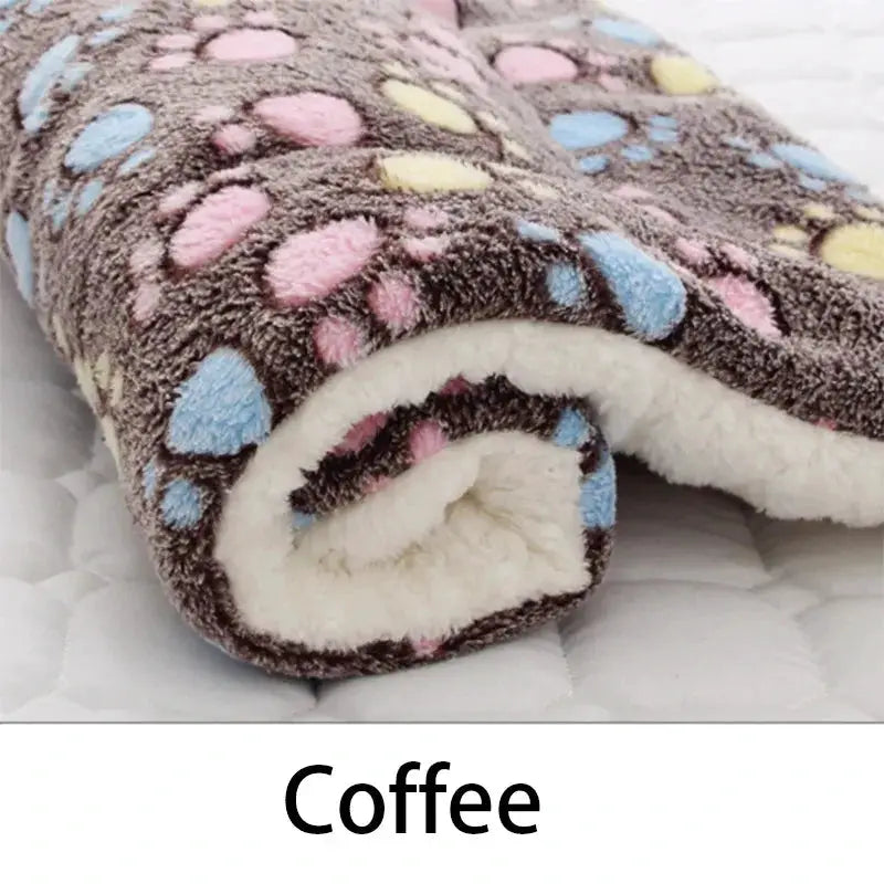 Flannel Pet Sleeping Mat Dog Bed Cat Bed Cushion For Small To Large Dogs Winter Warmth And Comfort