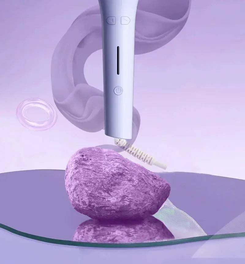 Simples Market New Anion Automatic Hair Curler, portable mini electric curler in light blue