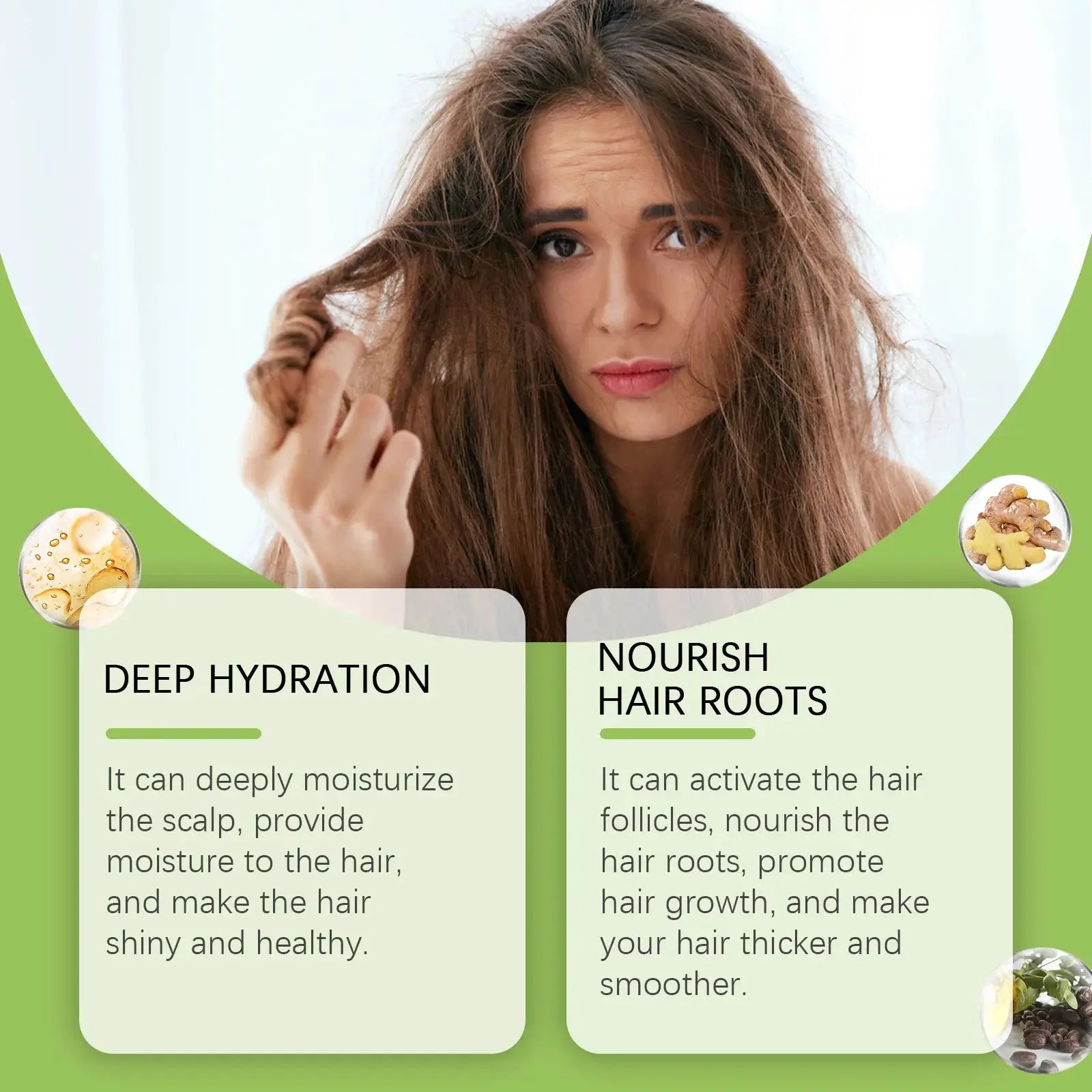 Batana Oil for Hair Growth Revitalizing Strengthening Nourish Damaged Hair Scalp Treatment Add Volume Thicker Stronger Hair Care