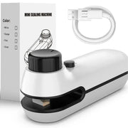 Rechargeable 2 In 1 Bag Mini Heat Sealer For Food Storage Plastic Bags USB Powered Clip Sealer