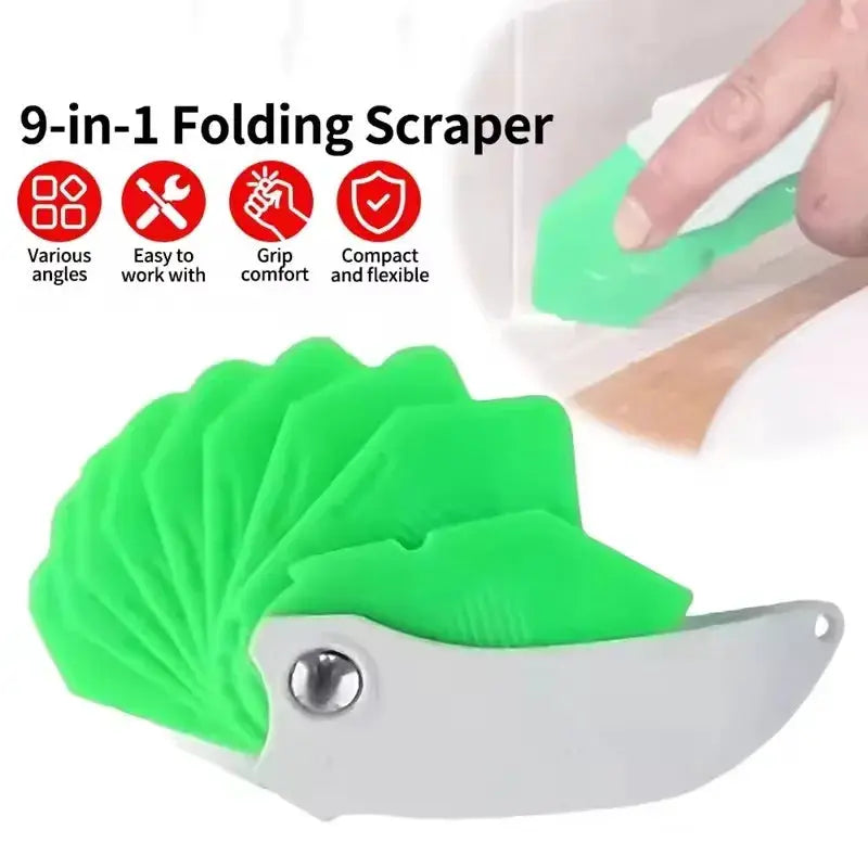 9 In 1 Silicone Caulking Tool Set For Sealant Spreading Tile Grout Edge Removal Professional Spatula