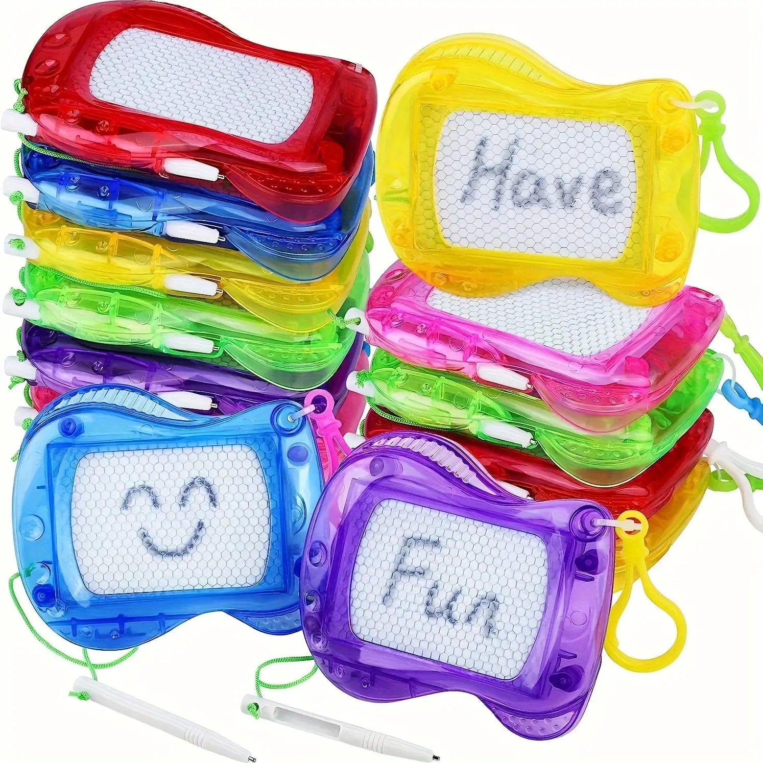 Mini Magnetic Drawing Boards With Keychain Erasable Doodle And Sketch Pad For Kids Ages 3 To 6 Birthday Gifts
