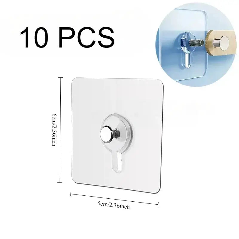 Photo Frame Hooks Screw Holders Storage Rack Door Hanger Self Adhesive Multi Function Gadgets Organizer