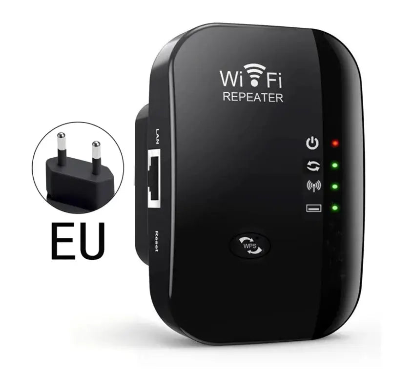 WiFi Repeater Wireless Signal Amplifier Extended Network Enhancer EU US Home Router 300 Mbps Throughput