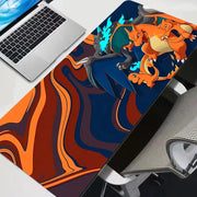 PPikachu Divine Dragon Gaming Mouse Pad XXL Desk Mat For Keyboard And Mouse Large Surface