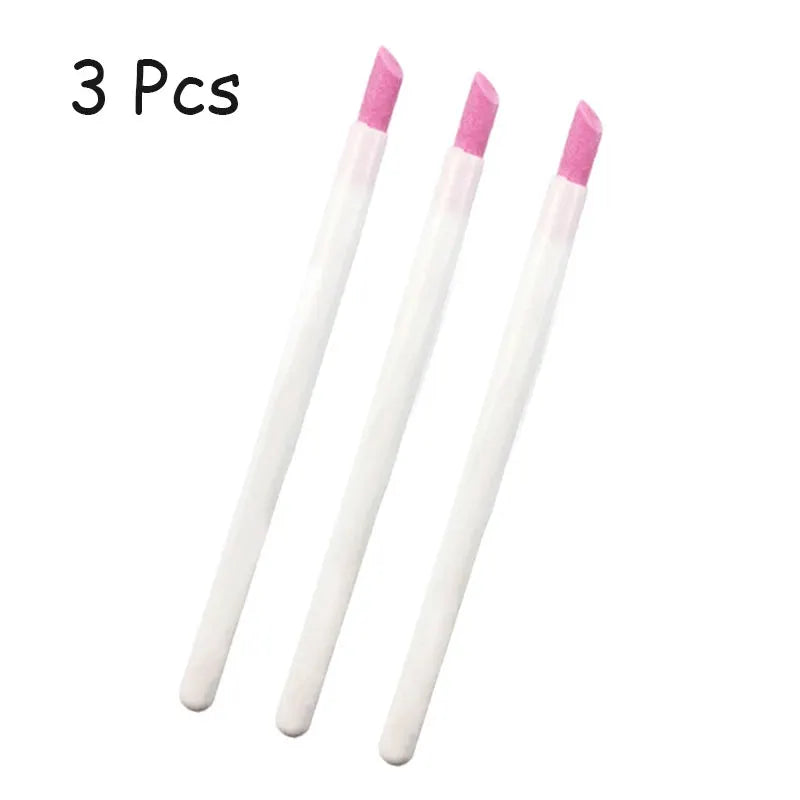 Quartz Grinding Pen Nail Art Set Cuticle Scissors Dead Skin Remover UV Gel Polish Removal Manicure Files Tools