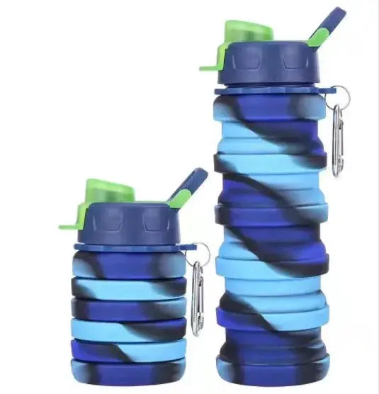 Outdoors Silicone Folding Cup With Hanging Hole For Travel Water Cup Portable Wash Cup Fashion Travel Silicone Cup