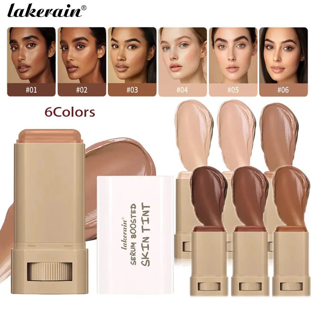 LuminaSkin Skin Tint Foundation Stick Serum Boosted Hydration High Coverage for Natural Plump Finish