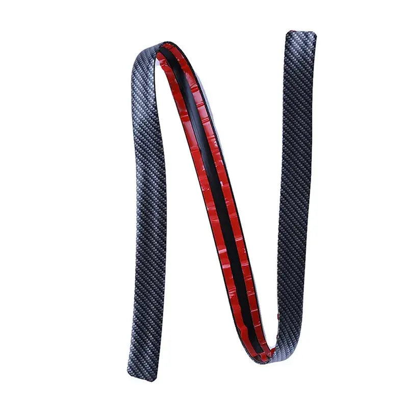 Simples Market 1.5m carbon fiber car spoiler trim strip, DIY universal fit