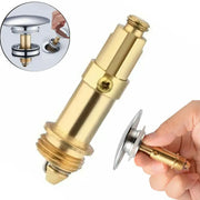 Spring brass basin sink pop-up waste valve plug with spring mechanism, Simples Market replacement part