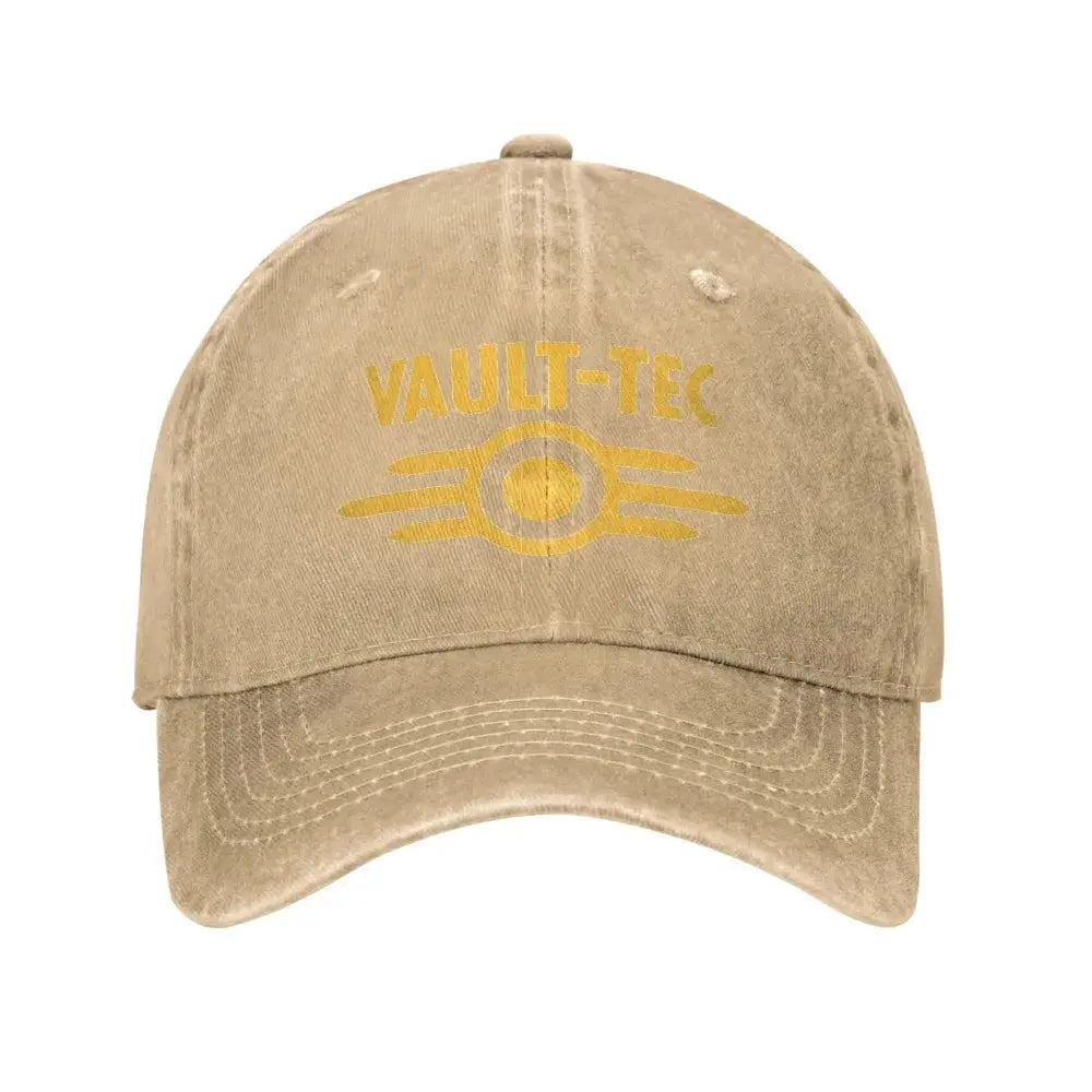 Vault Tec Logo Fallout Game Sun Baseball Cap Unisex Teens Hip Hop Style Summer Trendy Tennis Skate Hat Hot Sale