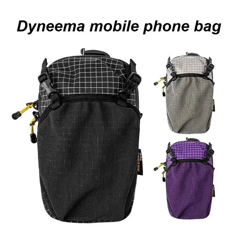 Hikeman Water Bottle Holder Bag With Phone Pocket Quick Adjust Strap Waterproof 420D Nylon For Cycling Hiking Camping