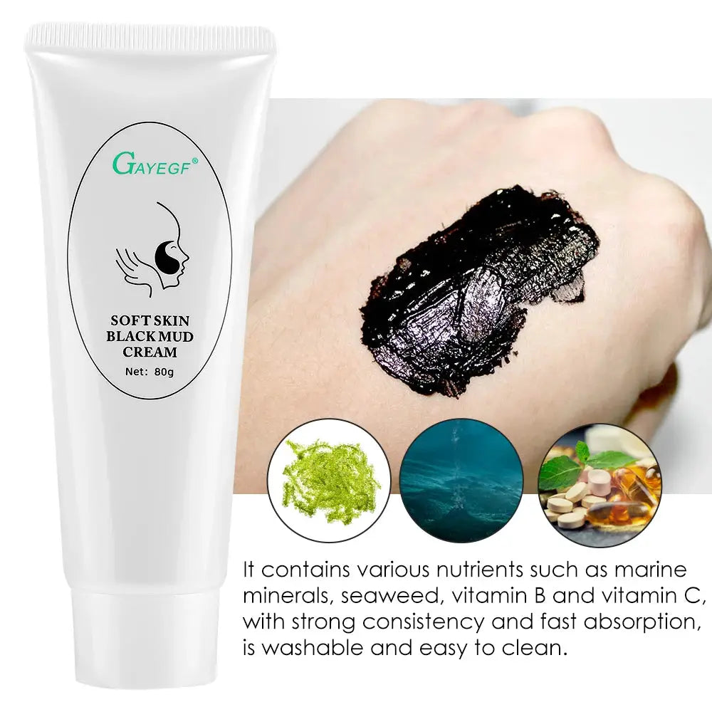 Carbon Gel Black Face Cream Mask For Deep Cleaning And Whitening With Laser And Nano Light Toner Skin Rejuvenation Tool