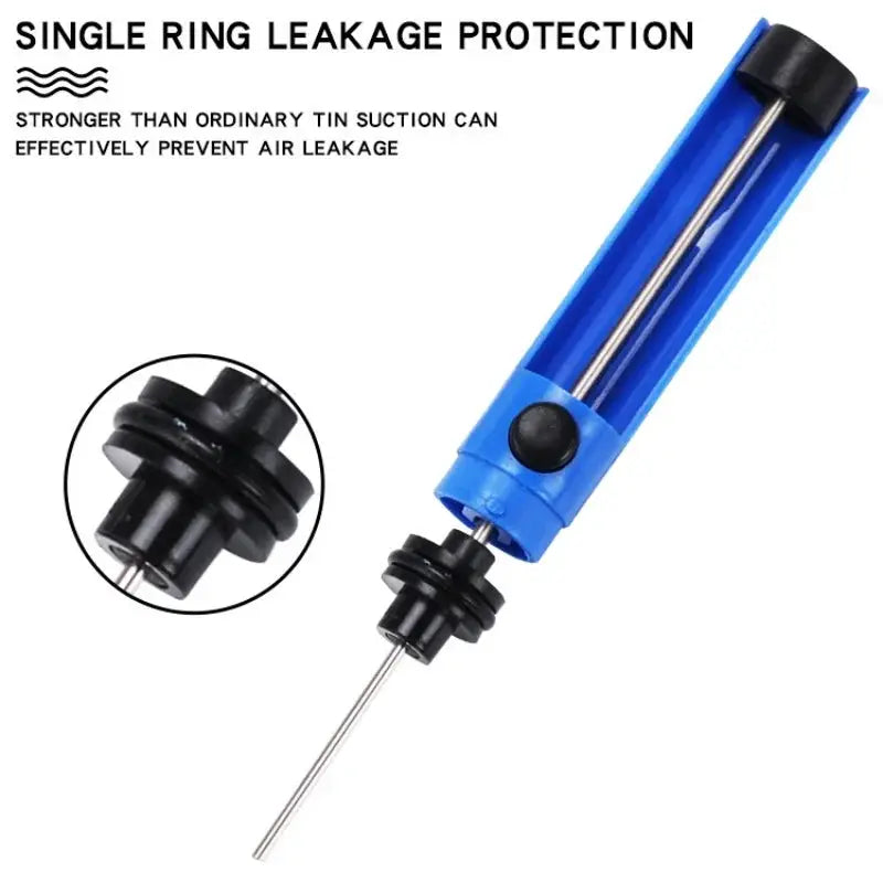 Aluminum Vacuum Desoldering Pump Solder Sucker Gun for Circuit Boards with Comfortable Grip