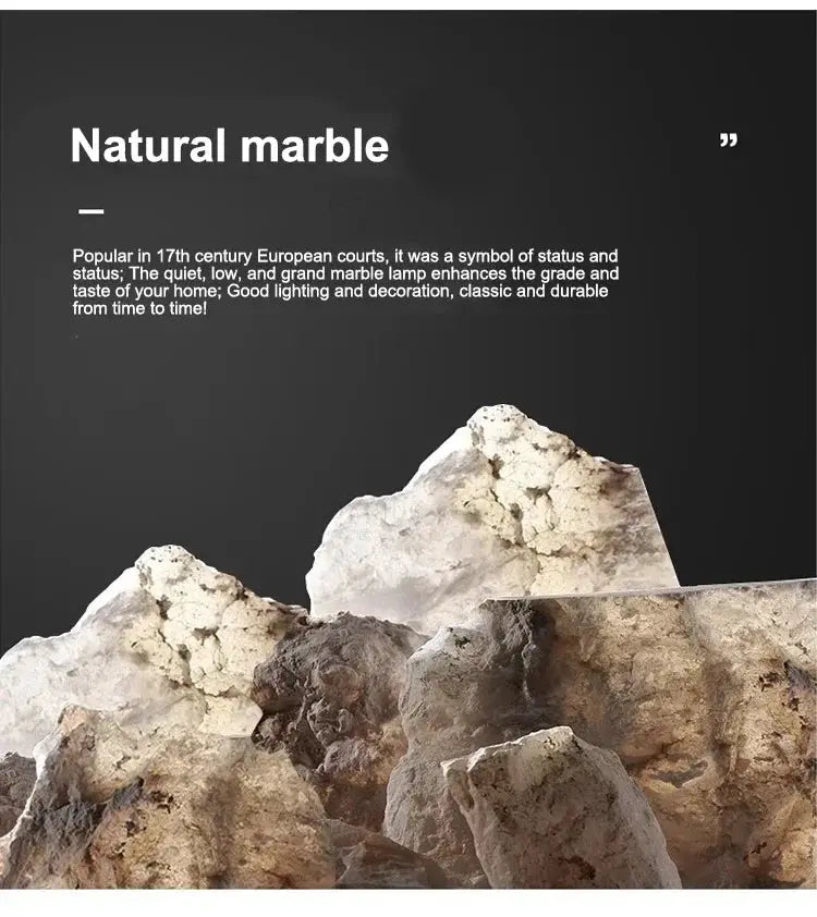Natural marble rocks on a dark backdrop, showcasing alabaster marble texture for indoor decor