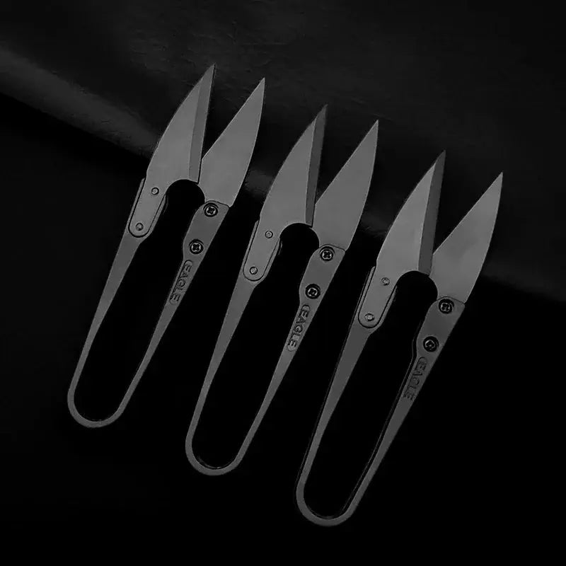 U Shaped Thread Cutter Sewing Scissors Beading Embroidery Trimming Threads Fabric Snips Set Of 1 To 5 Pieces