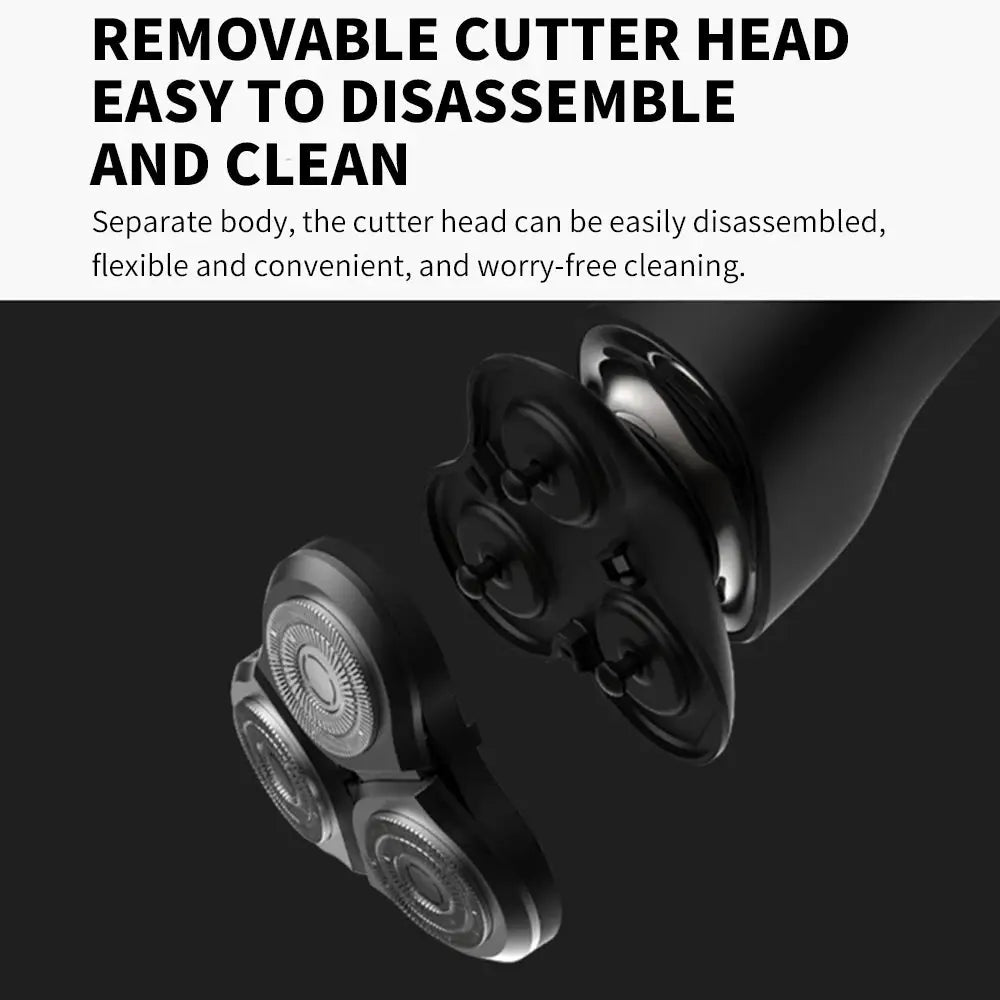 MIJIA S500 electric shaver by Simples Market with triple blade and floating cutter head