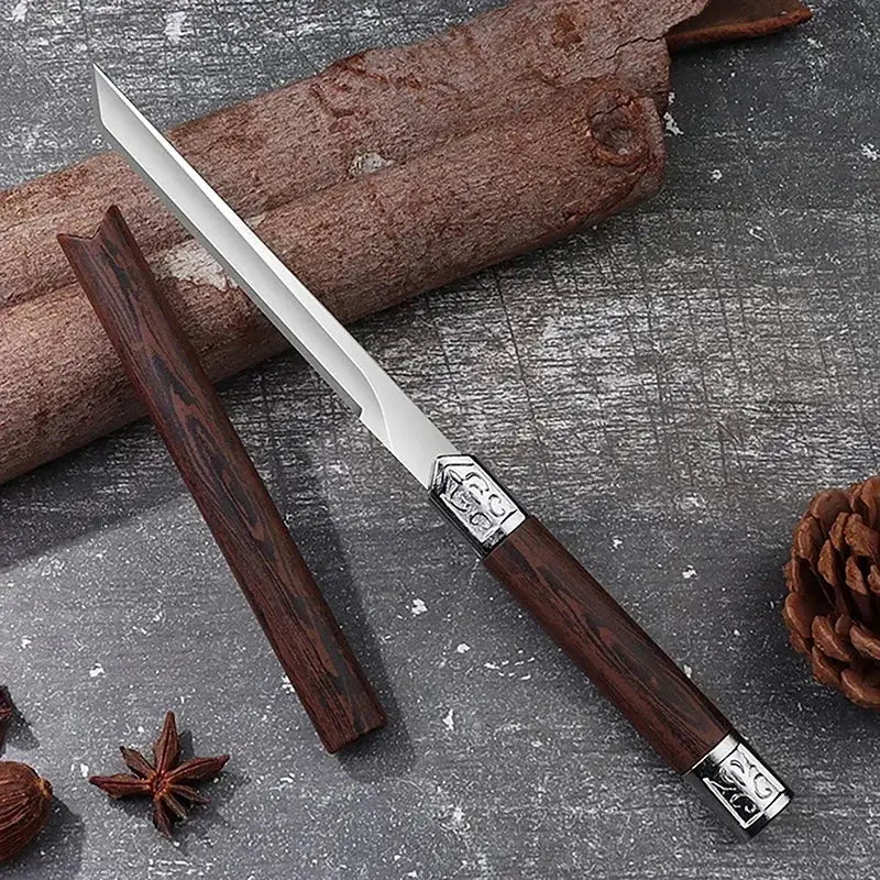 Exquisite Stainless Steel Small Straight Knife Paring Knife For Fruits Sushi And Meats Portable Household Kitchen Tool
