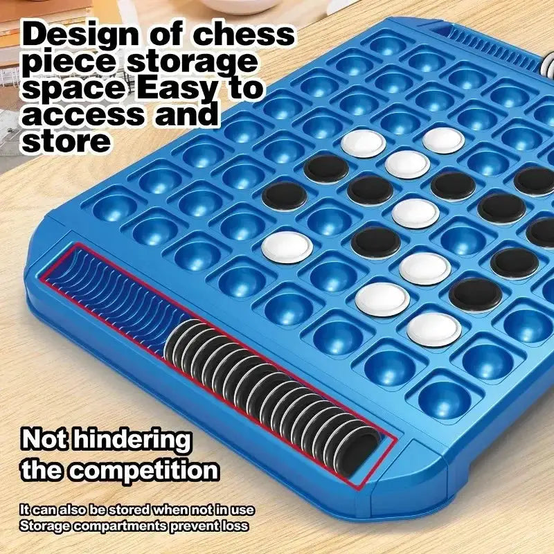 Dual Side Flip Board Strategy Game For Two Players Educational Logic Training Brain Teaser Toy
