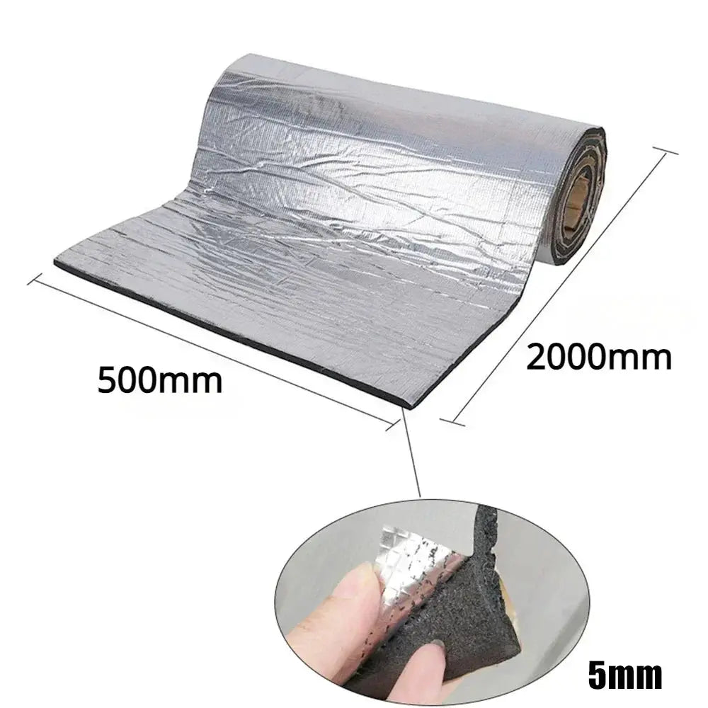 Car Sound Deadening Mat 2000x500mm and 250x400mm Closed Cell Foam Heat and Noise Insulation 5 and 10mm
