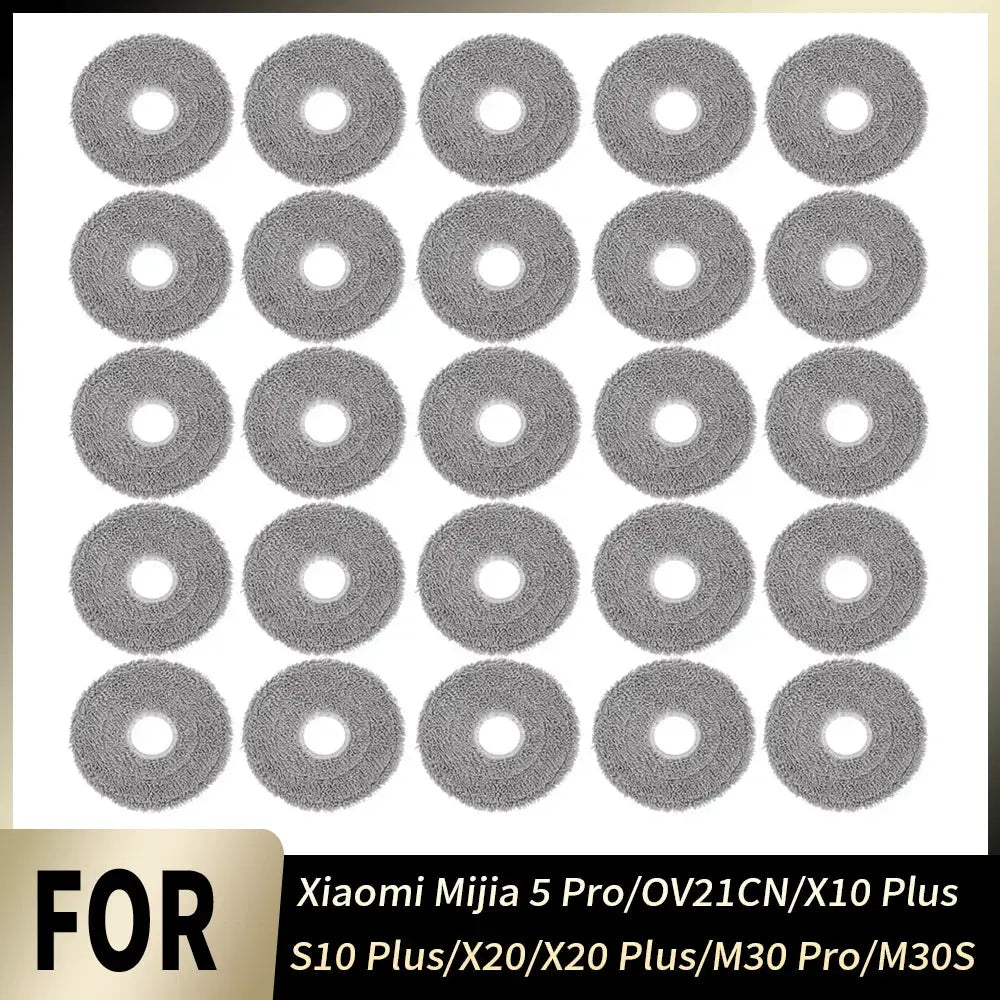 Easy Install Mop Cloth Pad Kit For Xiaomi Mijia 5 Pro OV21CN X10 Plus S10 Plus X20 X20 Plus M30 Pro M30S