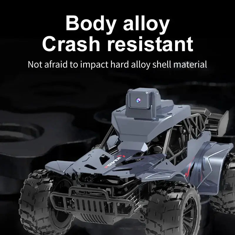 RC Car With Camera FPV Real Time Transmission LCD Remote Fast 2.4G Remote Control Car Voice Chat For Kids And Adults
