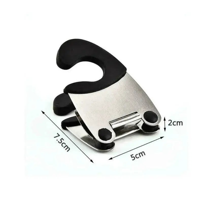 Pot Clip Holder Silicone Anti Scald Grip For Spoon Spatula Utensils