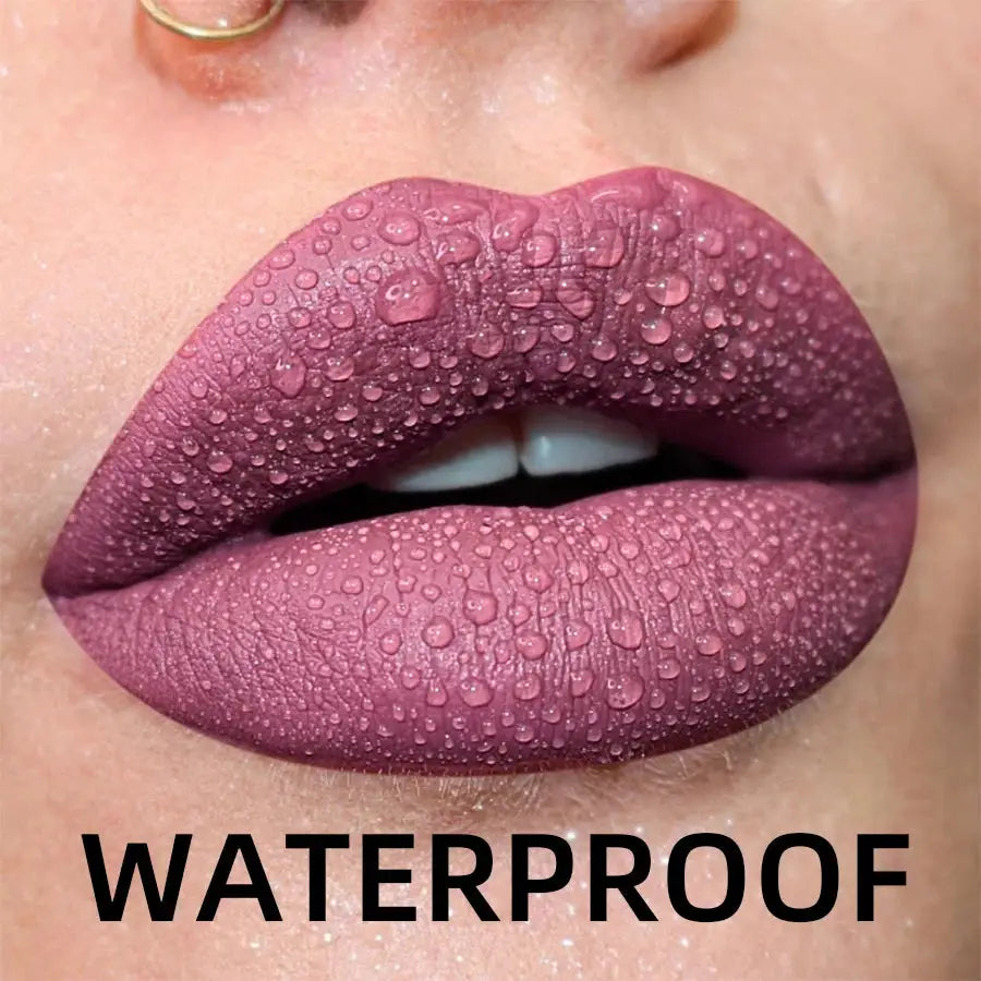 19 Colors Matte Velvet Lip Gloss Waterproof Long Lasting Liquid Lipstick With Nude Red Lip Tint And Lip Glaze