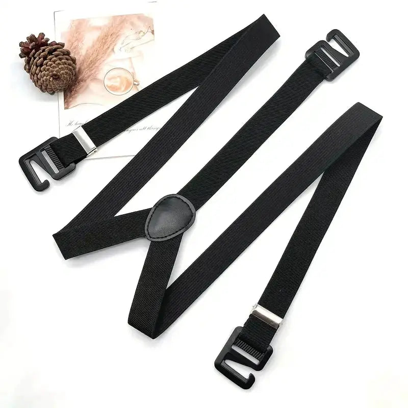 2.5cm Wide Mens Suspenders New Creative 3 Hooks Adjustable Braces For Casual And Formal Wear