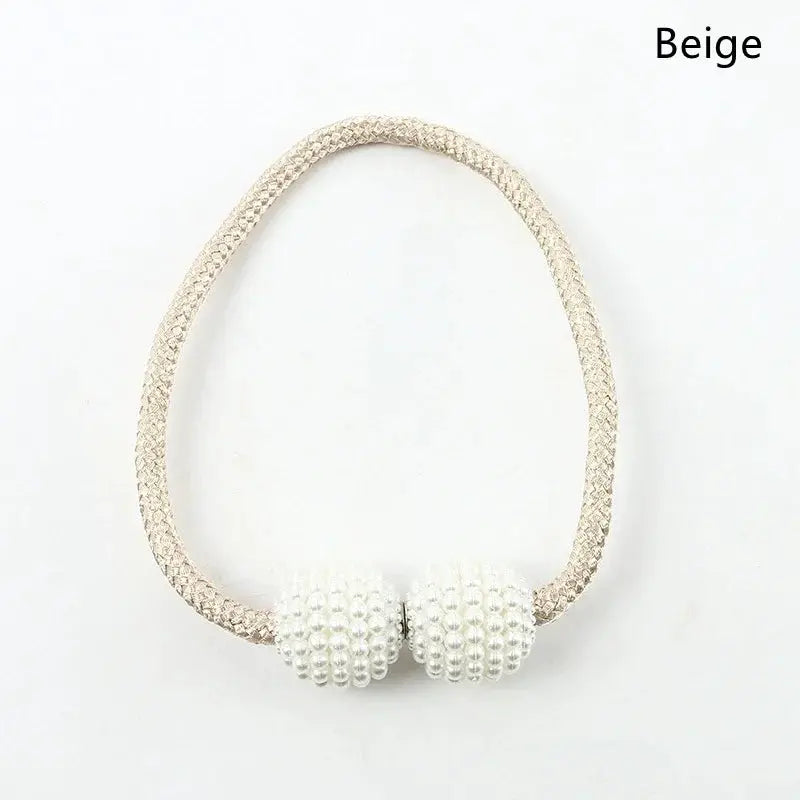 Pearl Magnetic Curtain Clips Tie Back Buckles European Style Curtain Holdbacks No Drill Easy Install