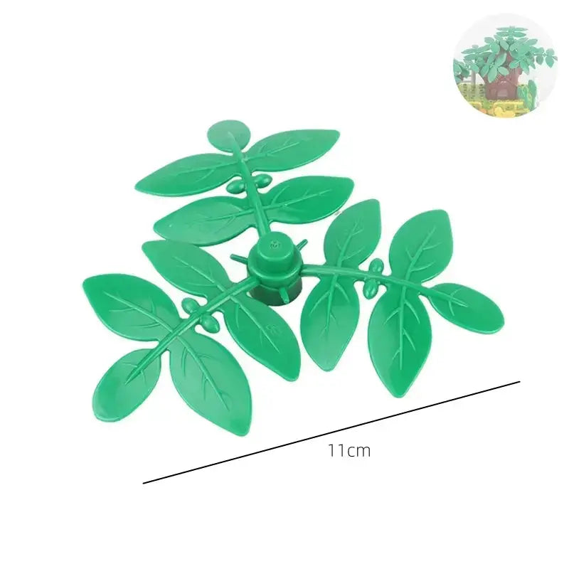 Big Outdoor Building Blocks Forest Plant Series Set For Farm Garden Decor And Kids Toys Bricks