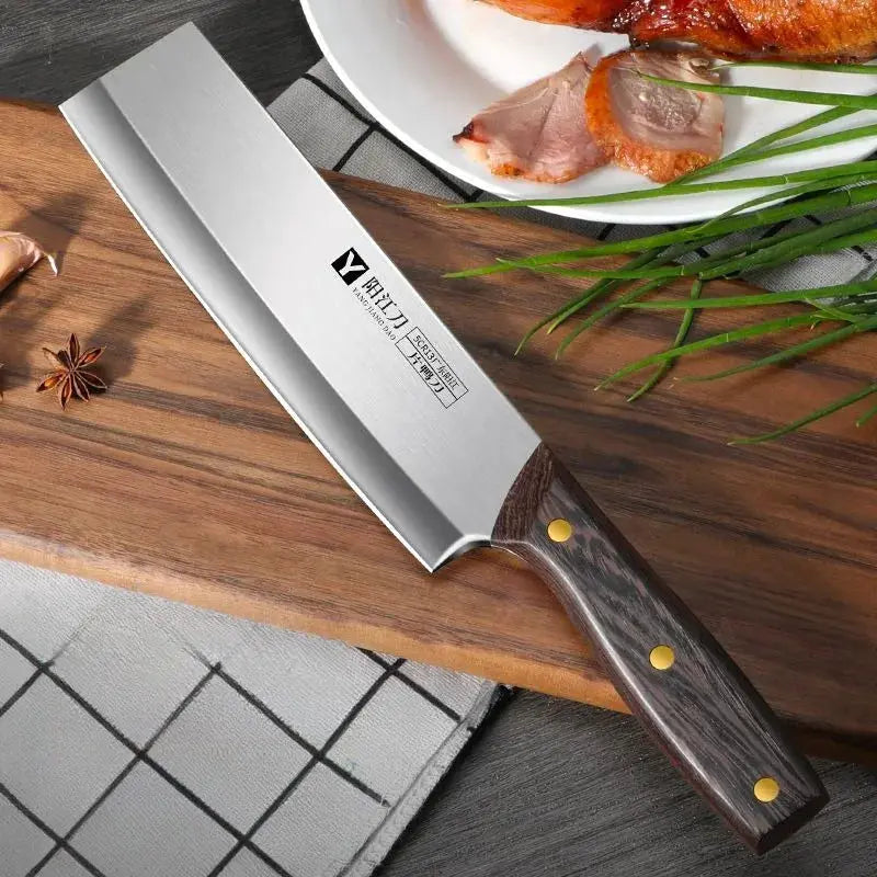 SoraChef Japanese Santoku Knife Stainless Steel Kitchen Knife For Precision Slicing Duck And Meats Ergonomic Handle