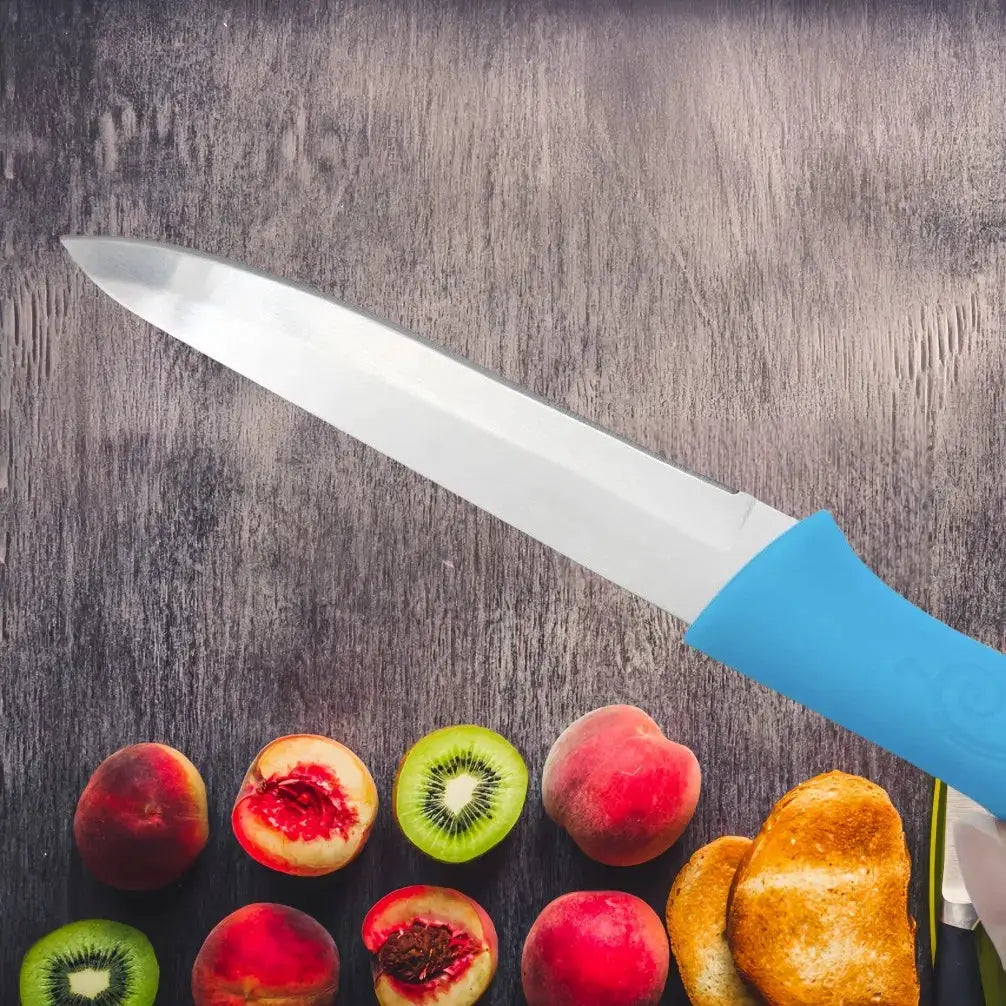 3 Piece Stainless Steel Classic Paring Knife Set With Straight Edge Spear Point For Fruit And Vegetables