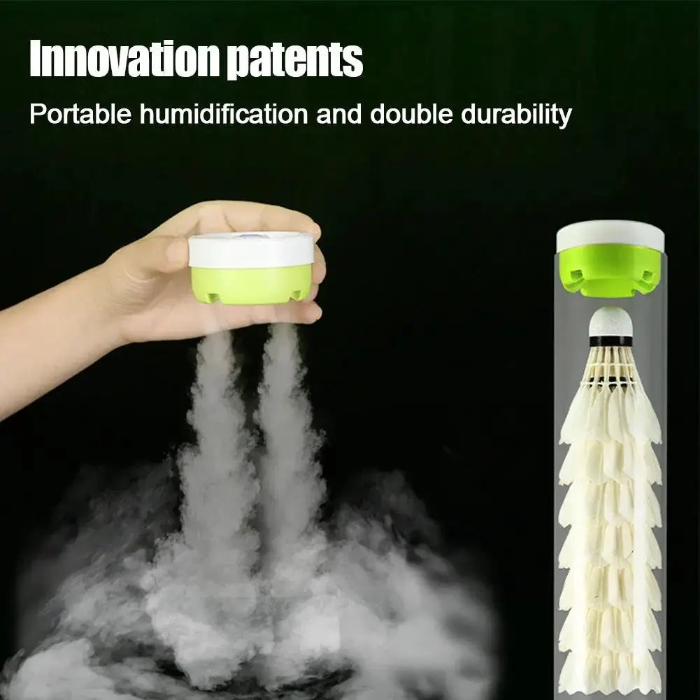 Feather Shuttlecock Humidifier Portable Badminton Shuttlecock Steam Rechargeable Badminton Ball Steamer