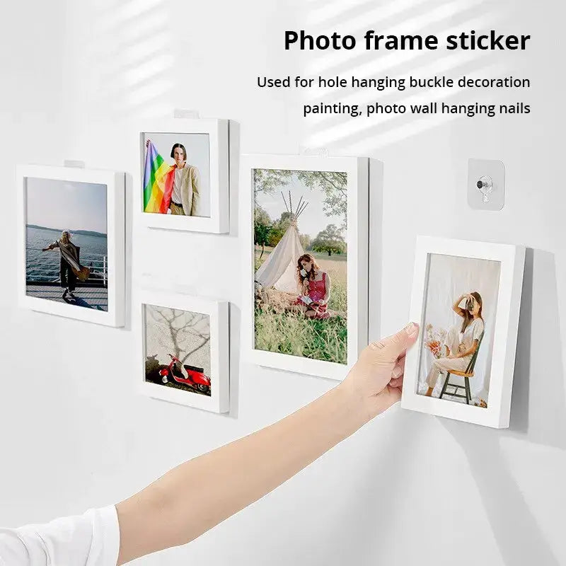 10 Pieces Transparent Traceless Self Adhesive Wall Nails For Photos Frames Murals Multipurpose Hangers No Drilling