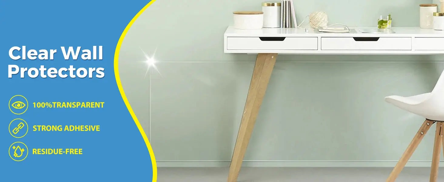 45cm transparent electrostatic wall protector film for kitchens, oil-proof