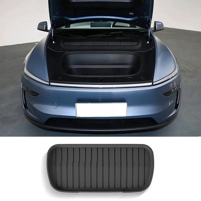 Simples Market Tesla Model Y Juniper 2025 front and rear trunk mats, TPE cargo liner, black ribbed mat